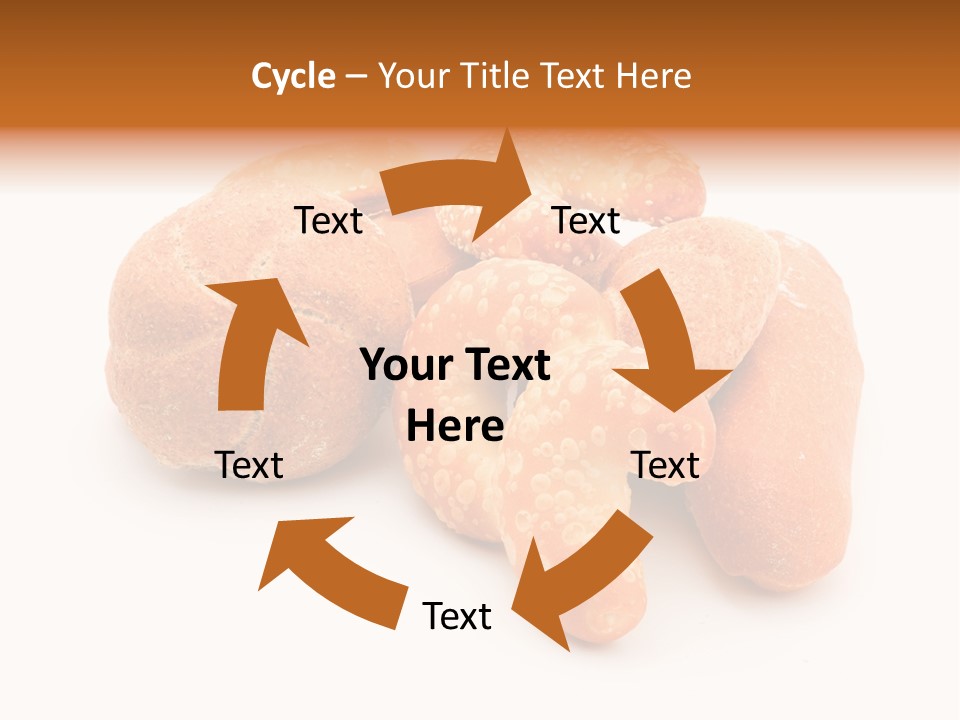 Croissant Isolated Loaf PowerPoint Template