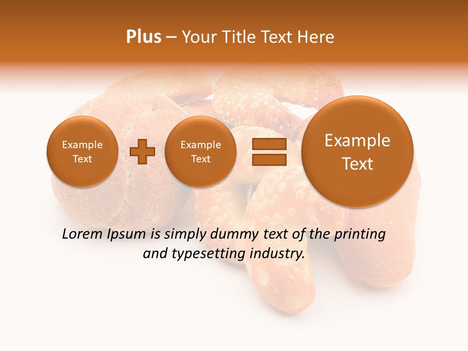 Croissant Isolated Loaf PowerPoint Template