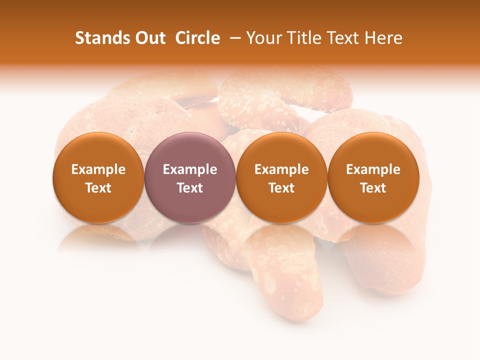 Croissant Isolated Loaf PowerPoint Template