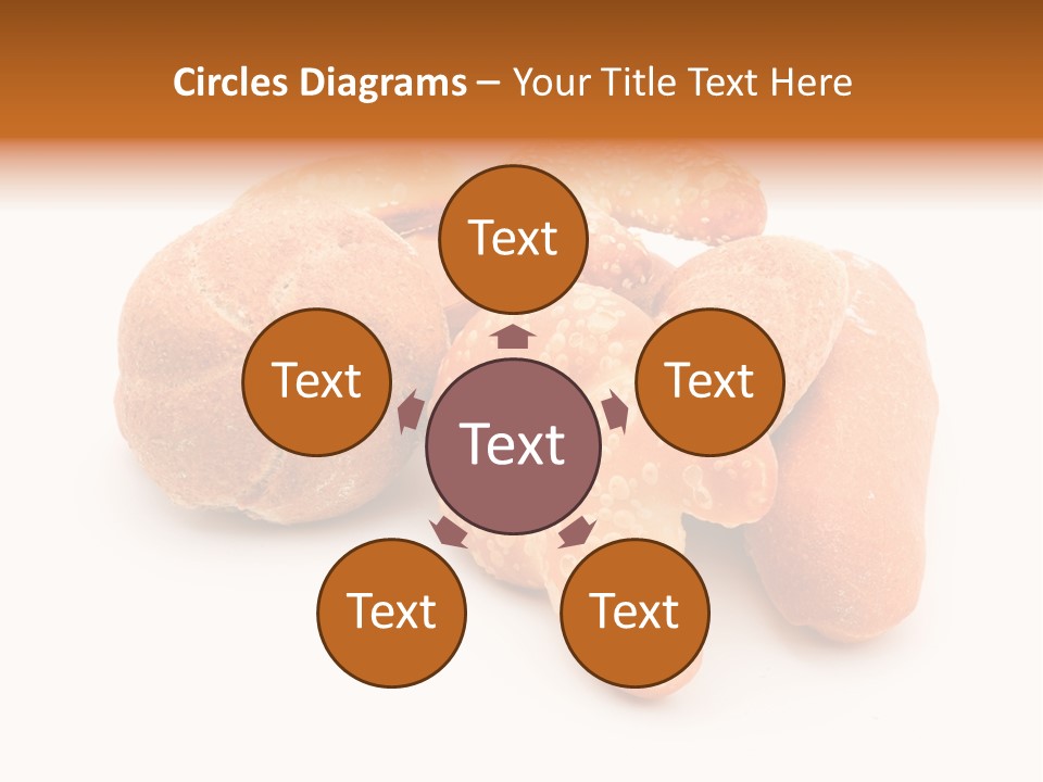 Croissant Isolated Loaf PowerPoint Template