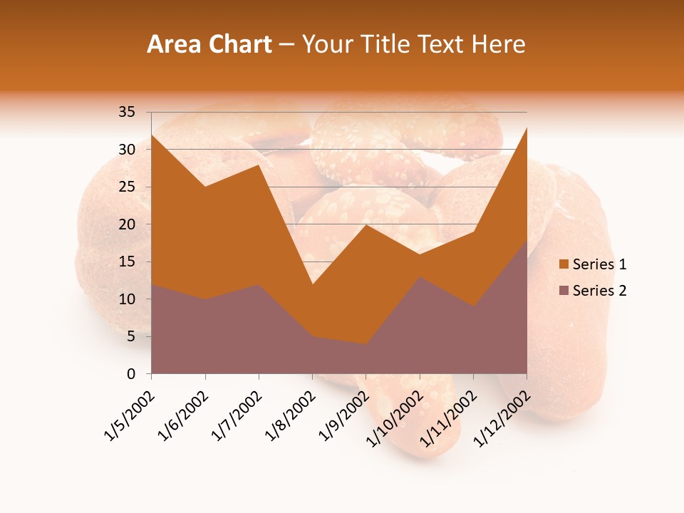 Croissant Isolated Loaf PowerPoint Template