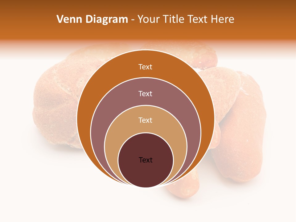 Croissant Isolated Loaf PowerPoint Template
