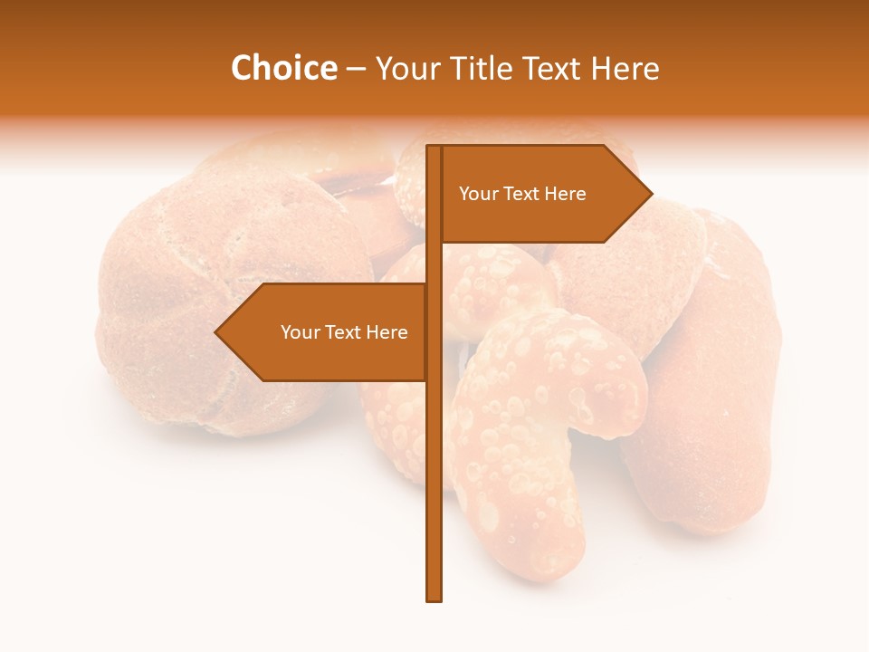 Croissant Isolated Loaf PowerPoint Template