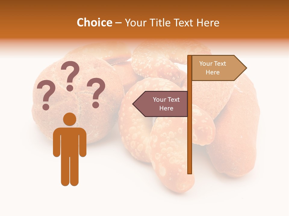 Croissant Isolated Loaf PowerPoint Template