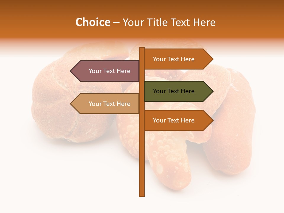 Croissant Isolated Loaf PowerPoint Template