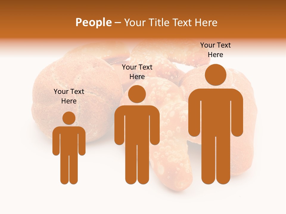 Croissant Isolated Loaf PowerPoint Template