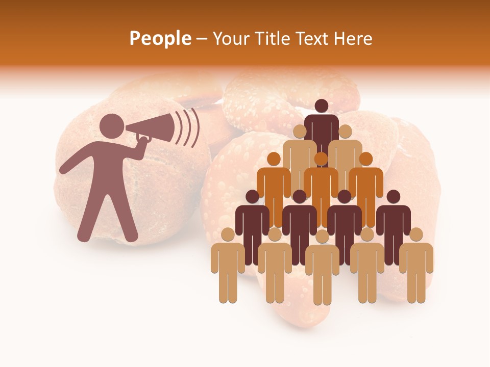 Croissant Isolated Loaf PowerPoint Template