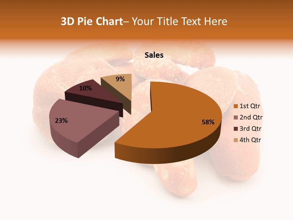 Croissant Isolated Loaf PowerPoint Template