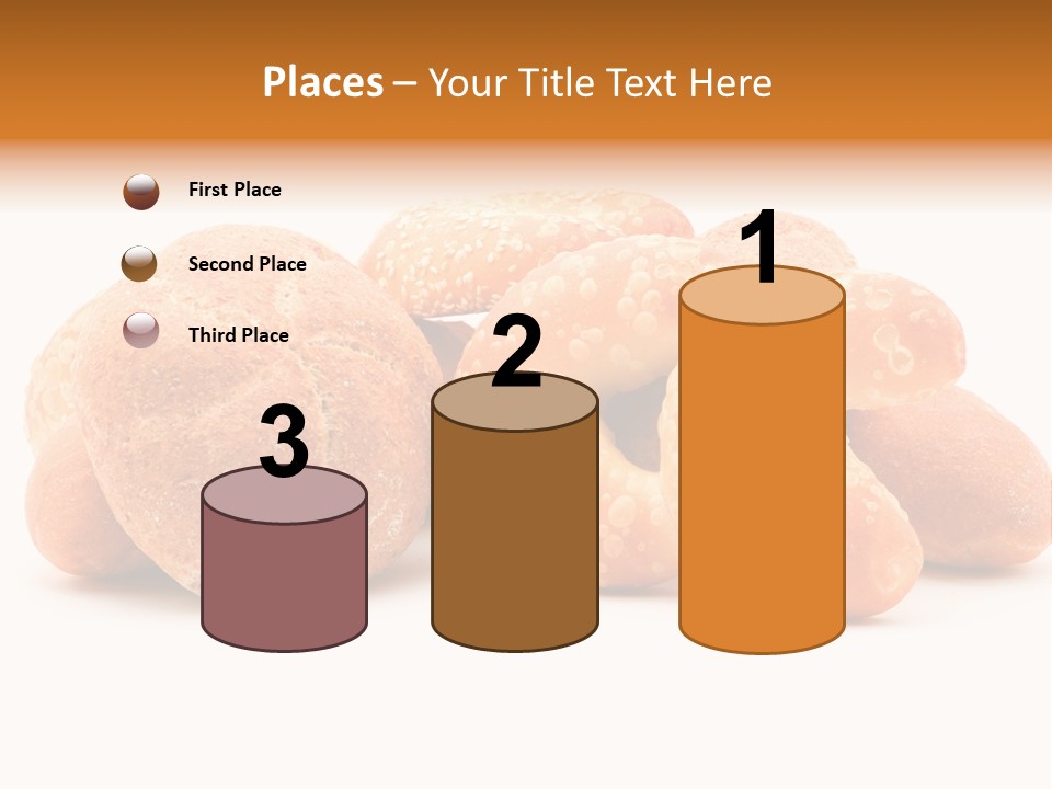 Croissant Isolated Food PowerPoint Template