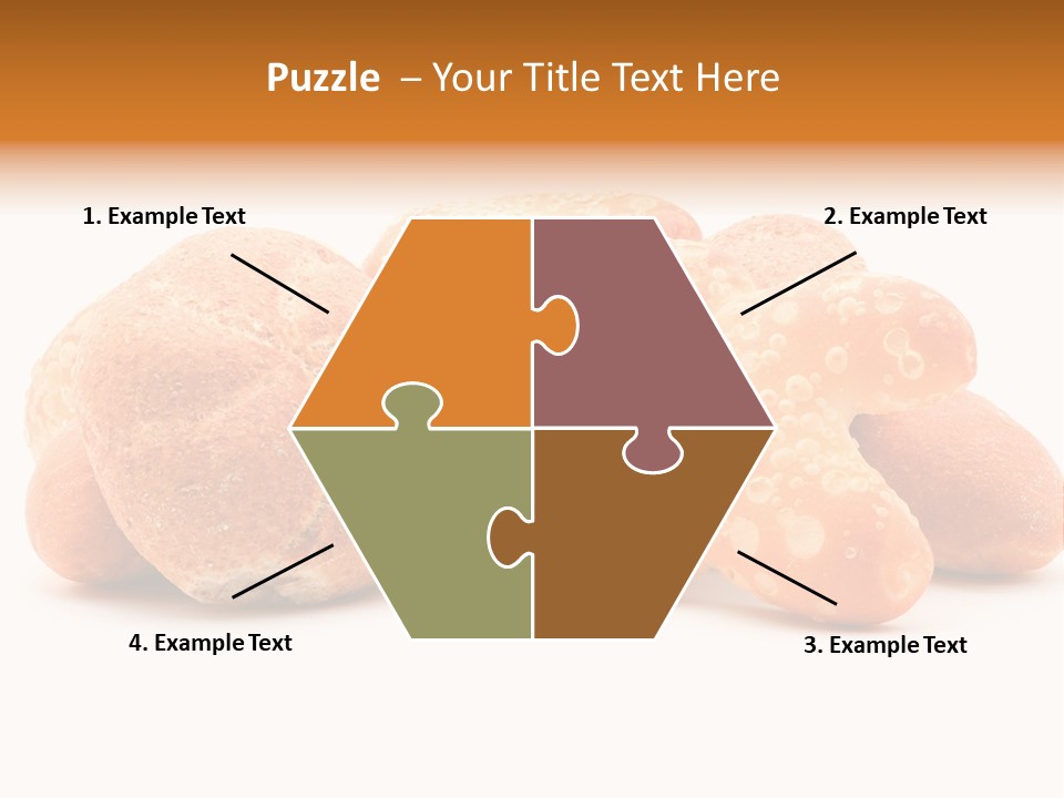 Croissant Isolated Food PowerPoint Template