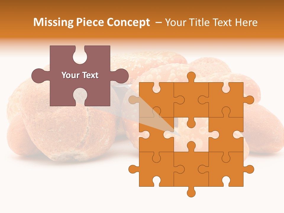 Croissant Isolated Food PowerPoint Template