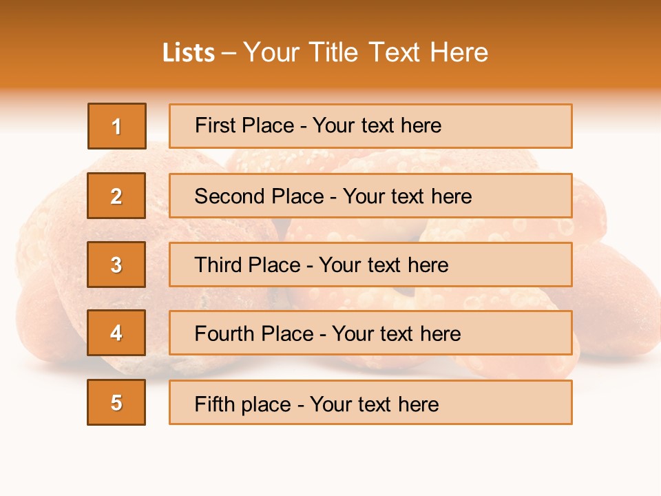 Croissant Isolated Food PowerPoint Template