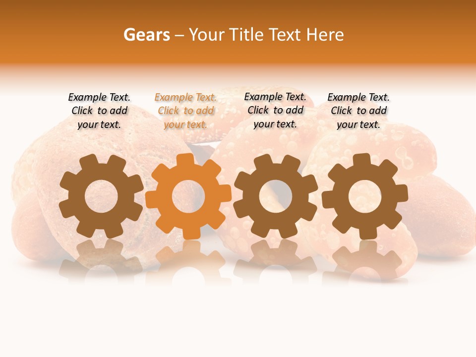 Croissant Isolated Food PowerPoint Template