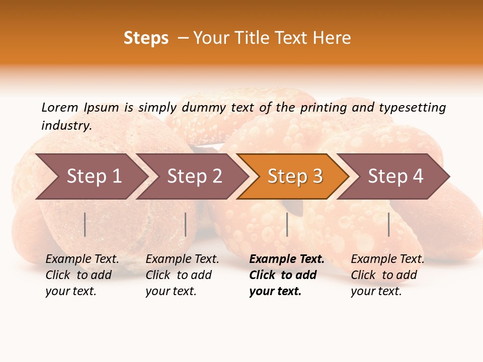 Croissant Isolated Food PowerPoint Template