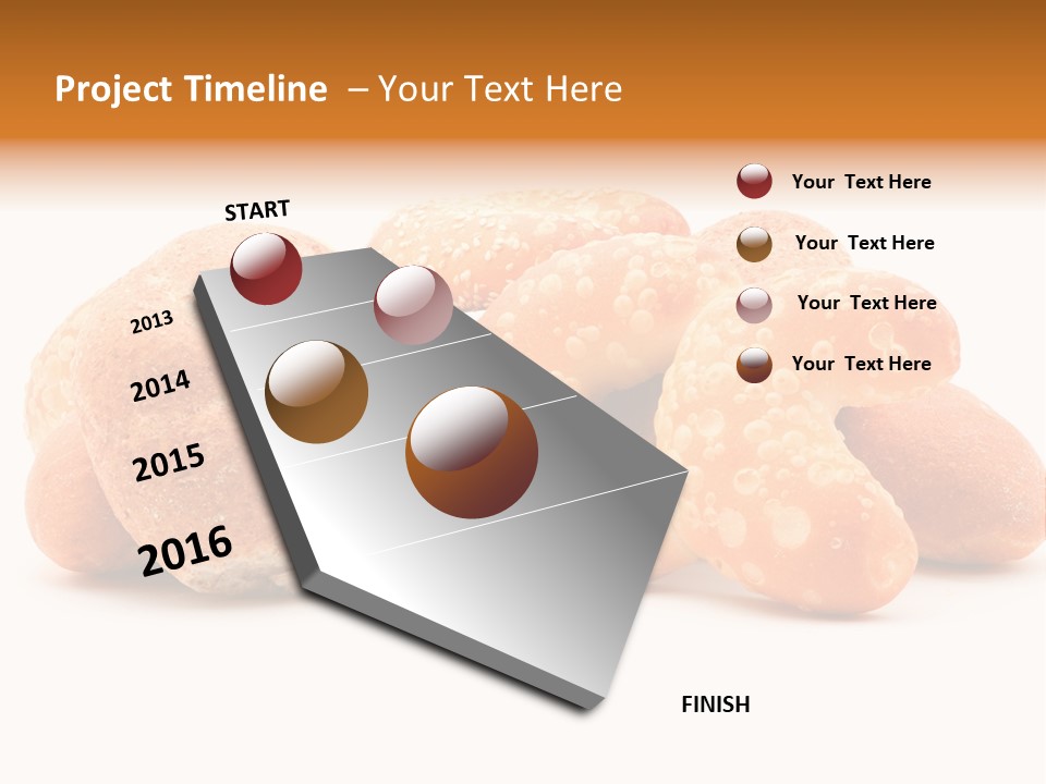 Croissant Isolated Food PowerPoint Template