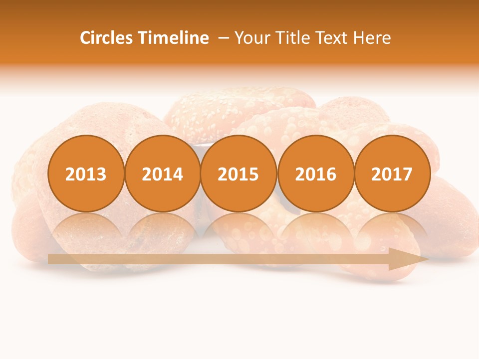 Croissant Isolated Food PowerPoint Template