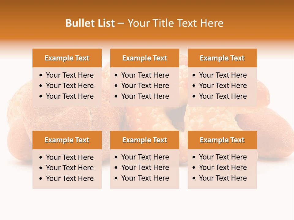 Croissant Isolated Food PowerPoint Template