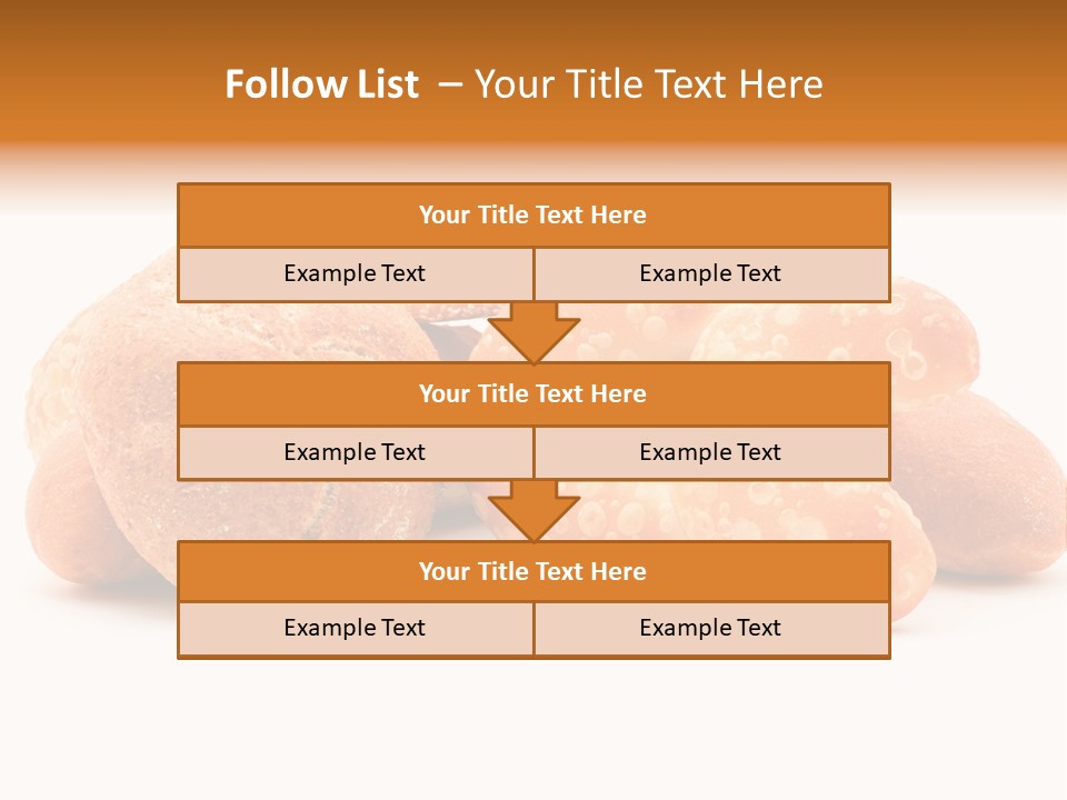 Croissant Isolated Food PowerPoint Template