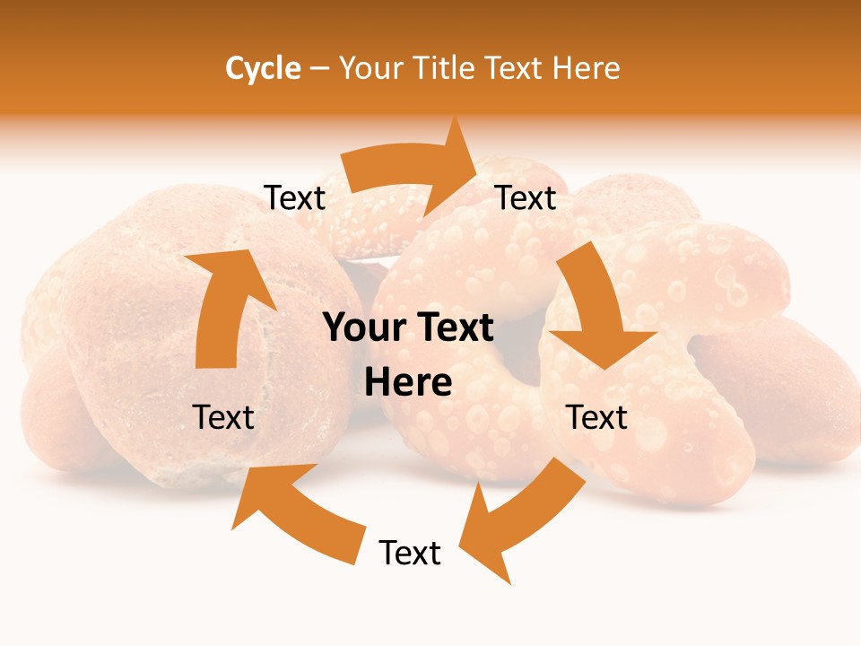 Croissant Isolated Food PowerPoint Template