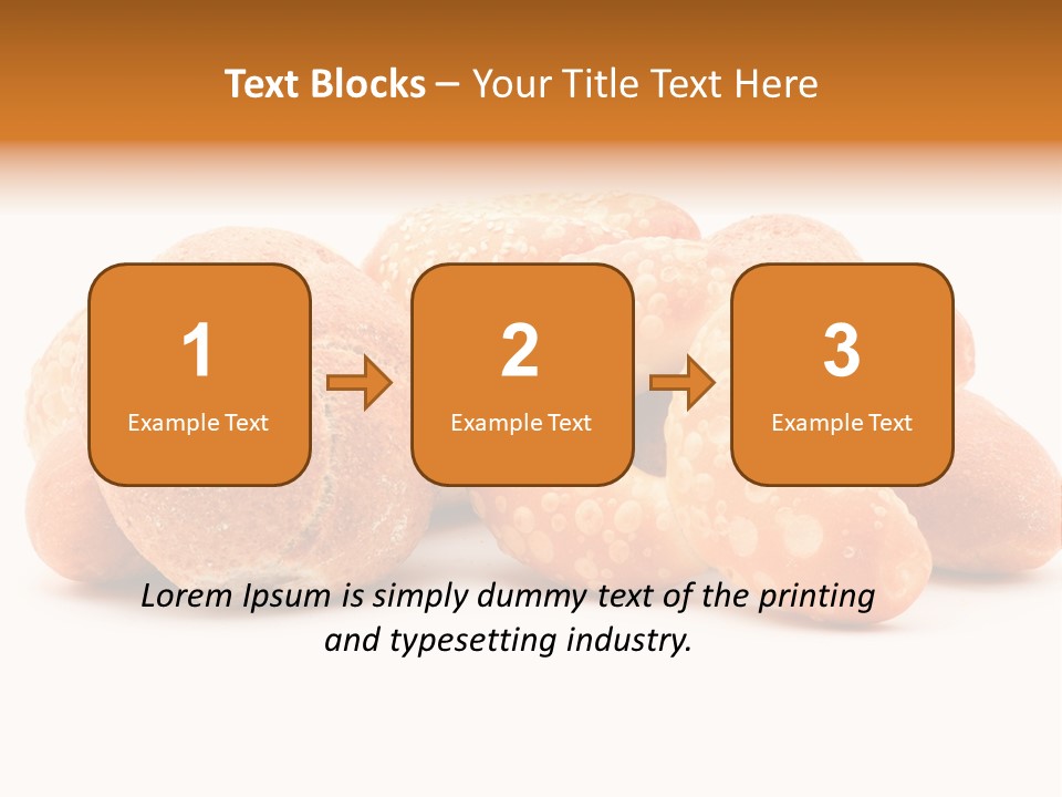 Croissant Isolated Food PowerPoint Template