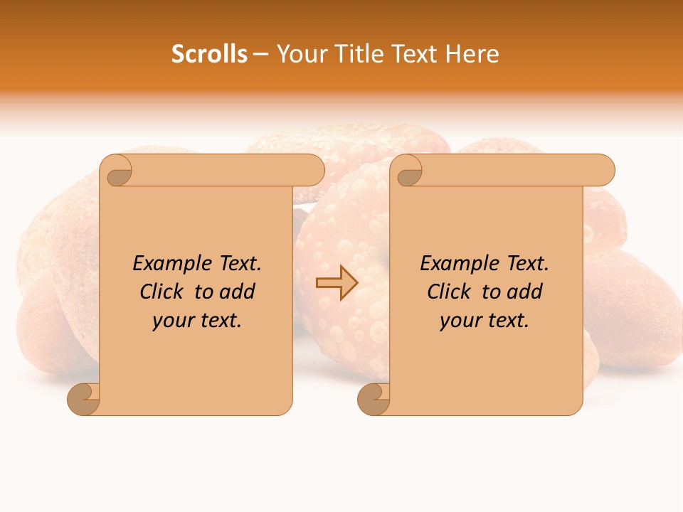 Croissant Isolated Food PowerPoint Template