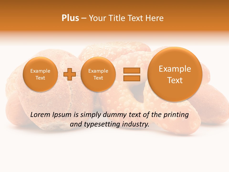 Croissant Isolated Food PowerPoint Template
