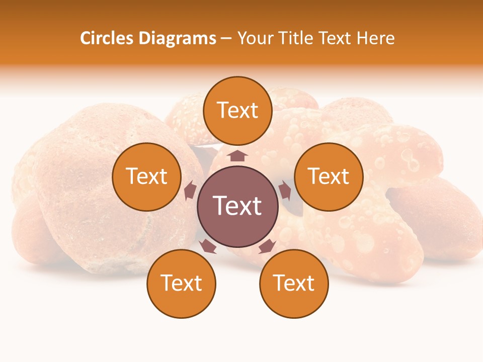 Croissant Isolated Food PowerPoint Template