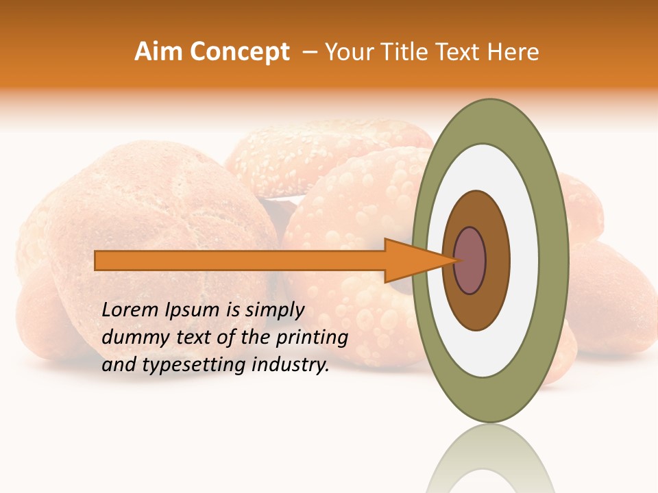 Croissant Isolated Food PowerPoint Template