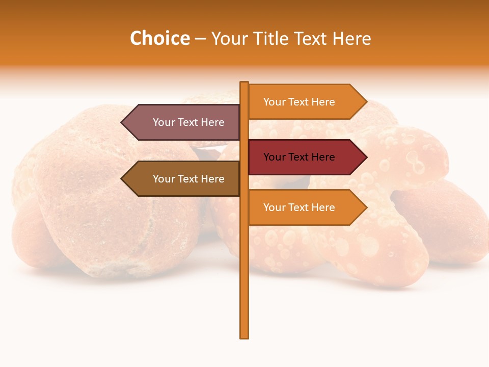Croissant Isolated Food PowerPoint Template