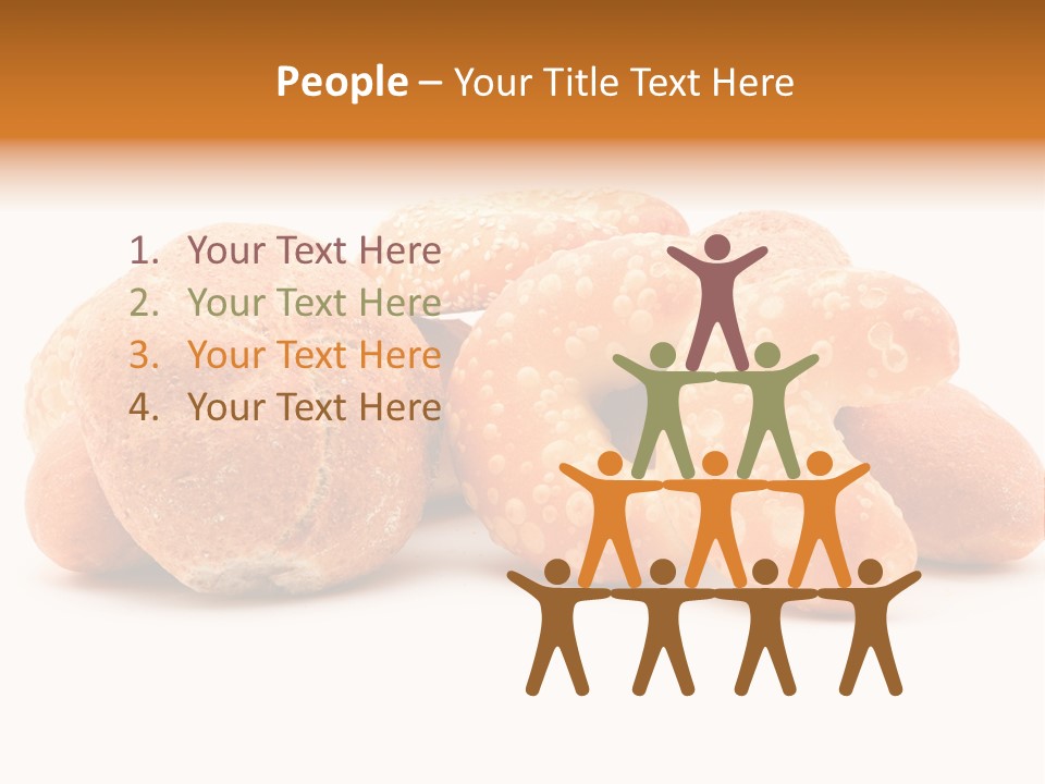 Croissant Isolated Food PowerPoint Template