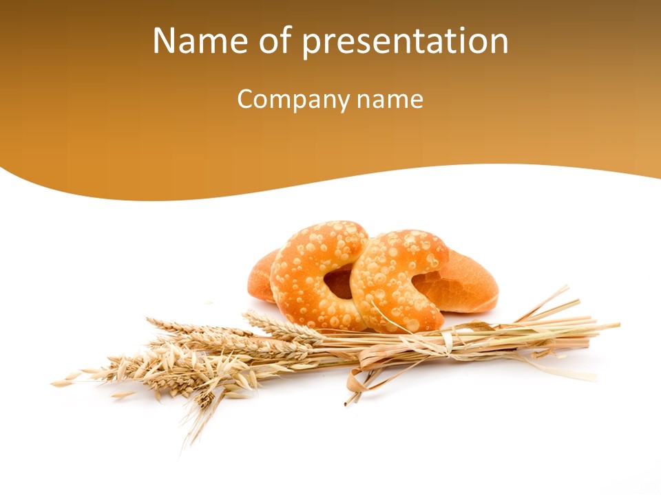 Bun Breakfast Wheat PowerPoint Template