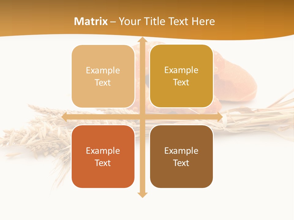 Bun Breakfast Wheat PowerPoint Template