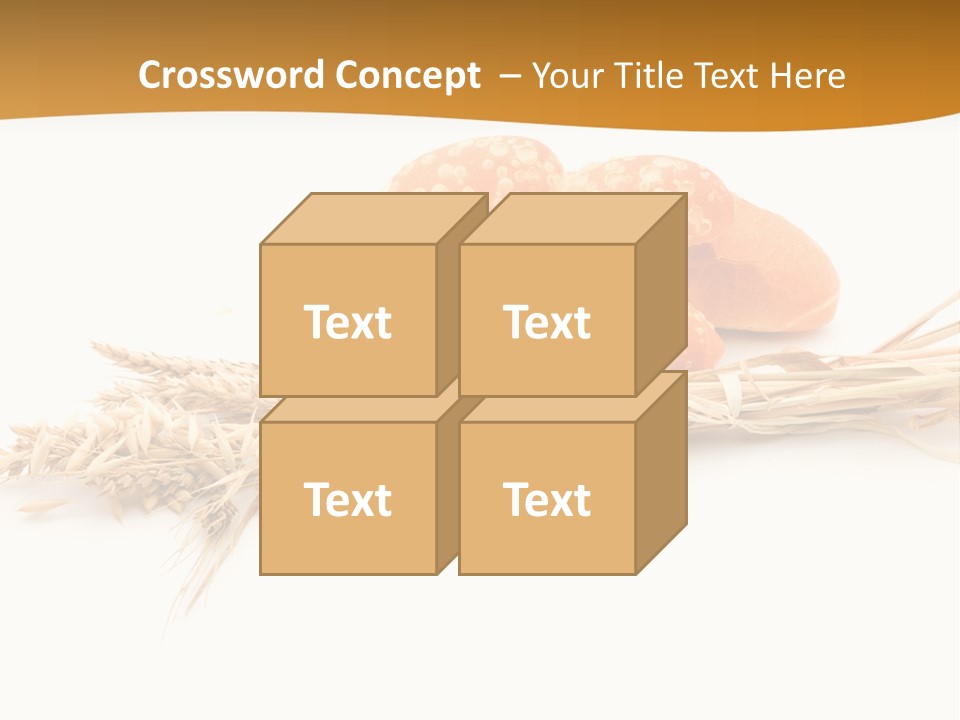 Bun Breakfast Wheat PowerPoint Template