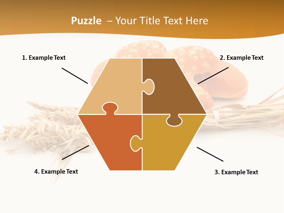 Bun Breakfast Wheat PowerPoint Template