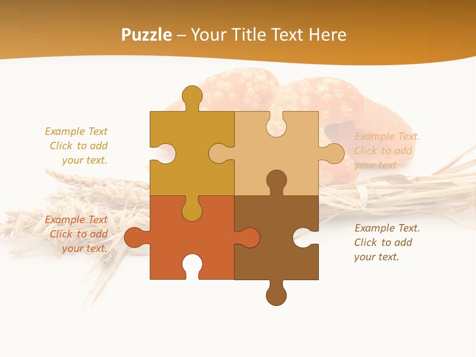 Bun Breakfast Wheat PowerPoint Template