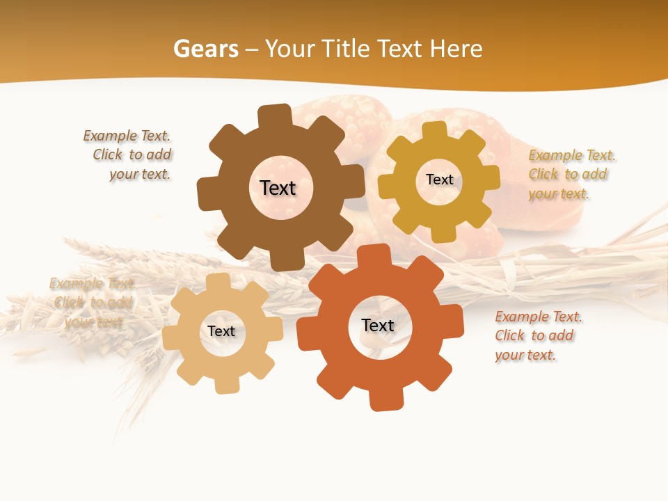 Bun Breakfast Wheat PowerPoint Template