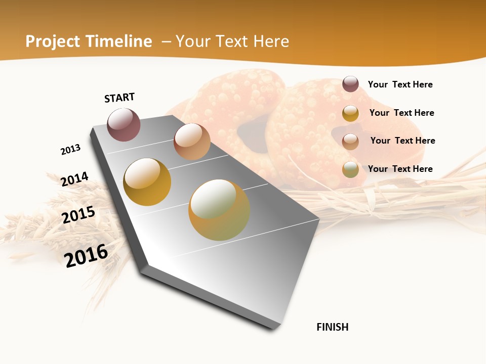 Bun Breakfast Wheat PowerPoint Template