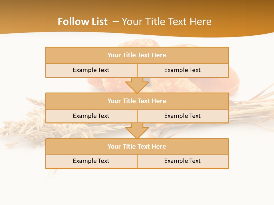 Bun Breakfast Wheat PowerPoint Template