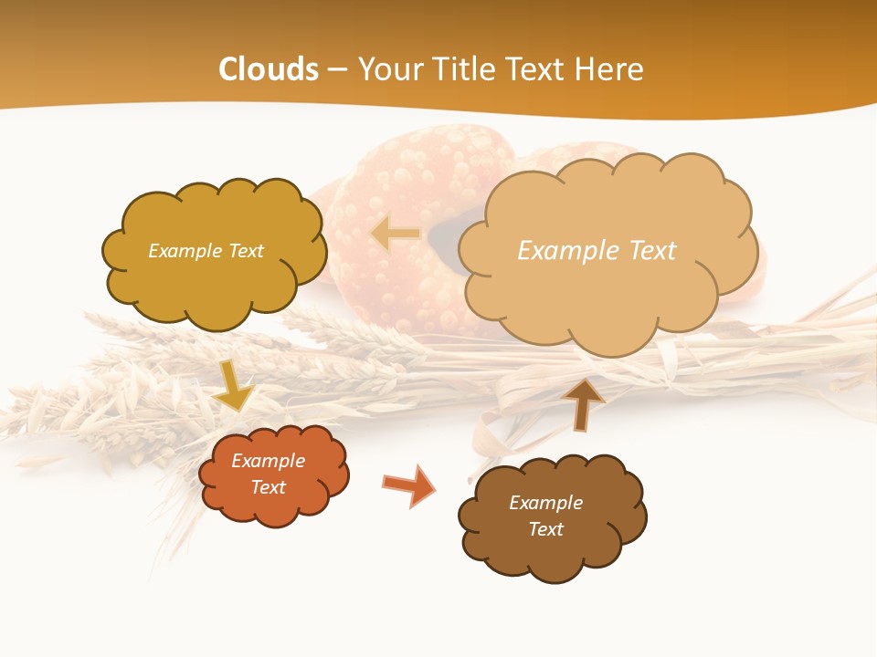 Bun Breakfast Wheat PowerPoint Template