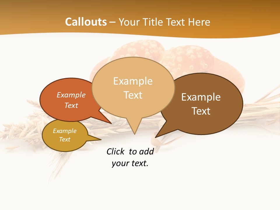 Bun Breakfast Wheat PowerPoint Template