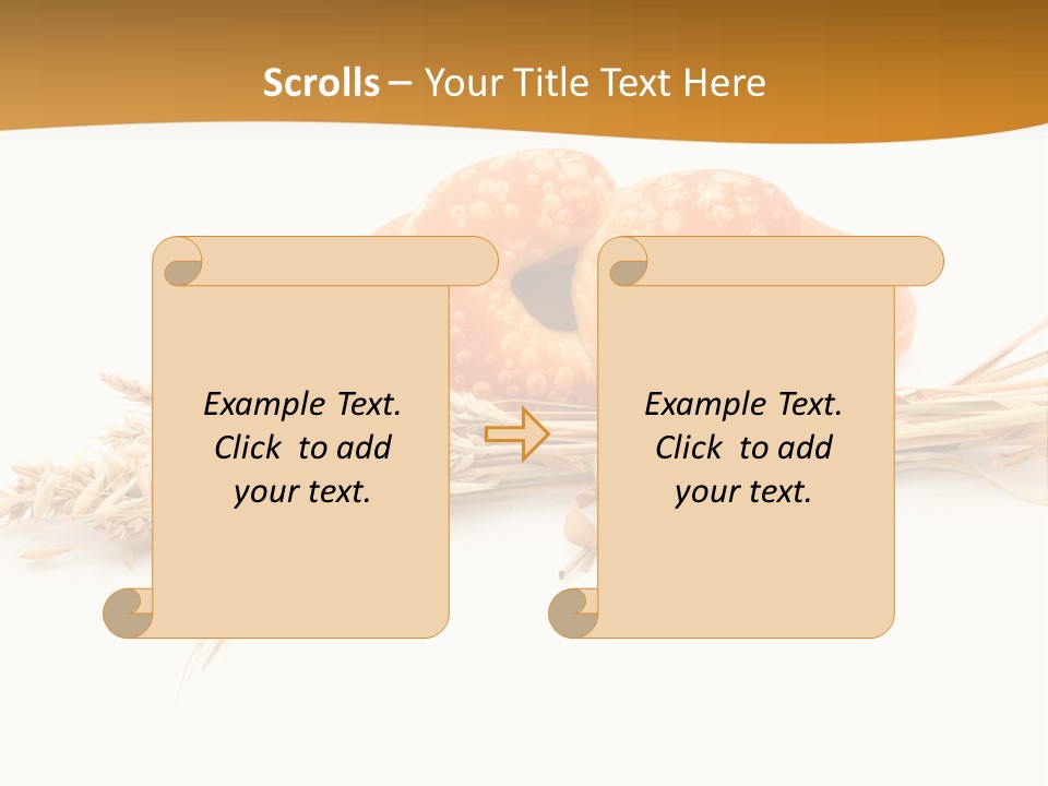 Bun Breakfast Wheat PowerPoint Template