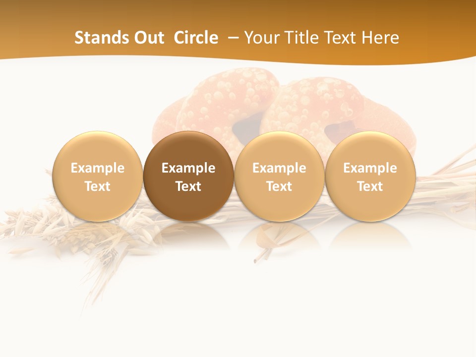Bun Breakfast Wheat PowerPoint Template