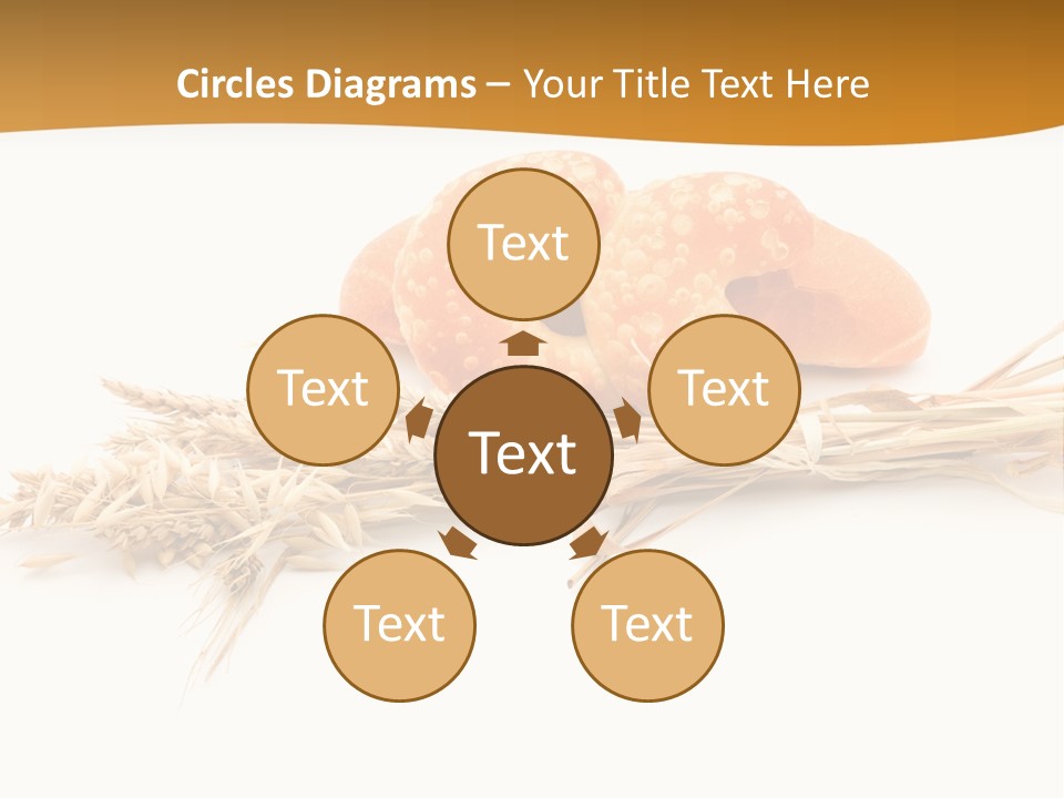 Bun Breakfast Wheat PowerPoint Template