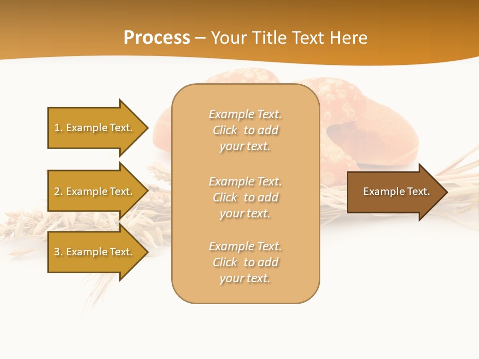 Bun Breakfast Wheat PowerPoint Template