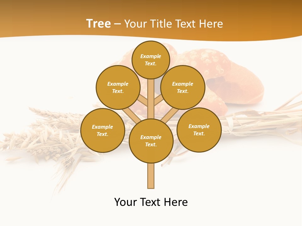 Bun Breakfast Wheat PowerPoint Template