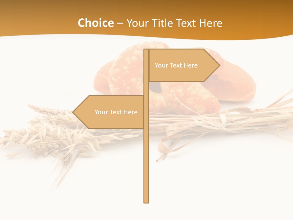 Bun Breakfast Wheat PowerPoint Template