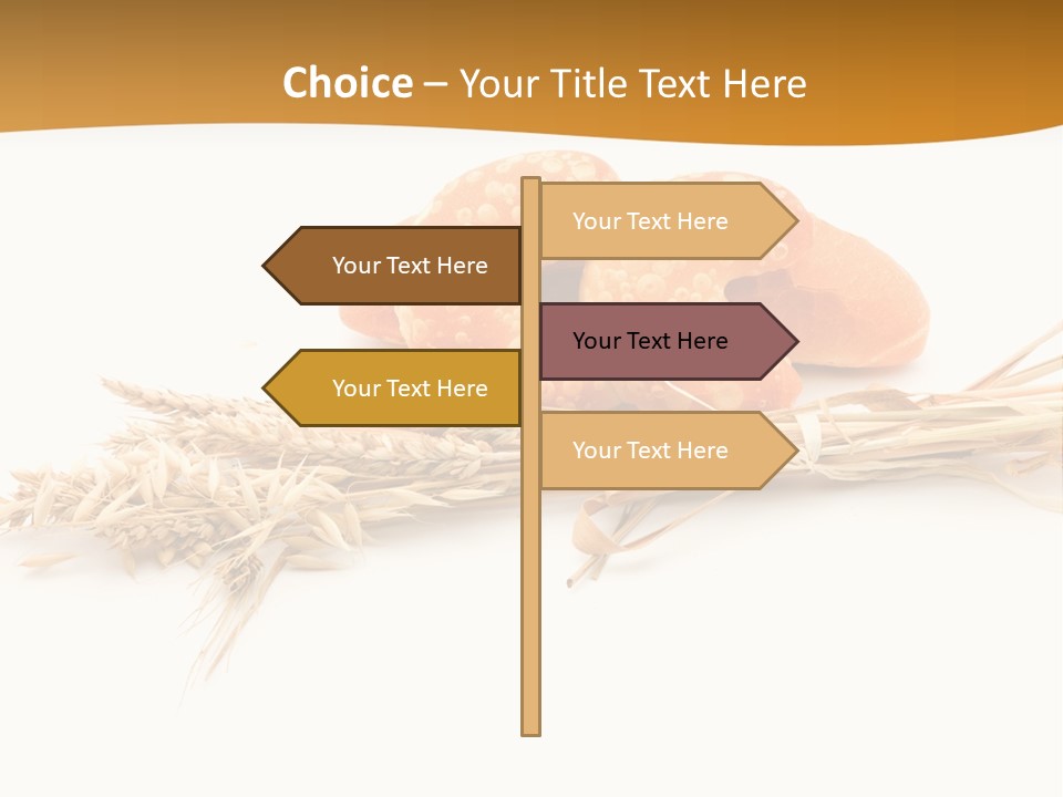 Bun Breakfast Wheat PowerPoint Template