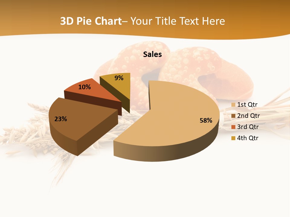Bun Breakfast Wheat PowerPoint Template