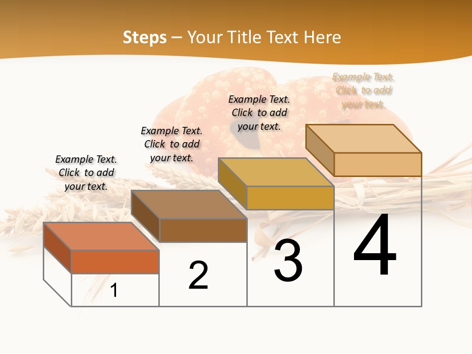 Bun Breakfast Wheat PowerPoint Template