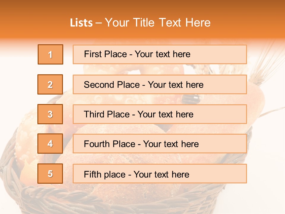 Bun Isolated Diet PowerPoint Template